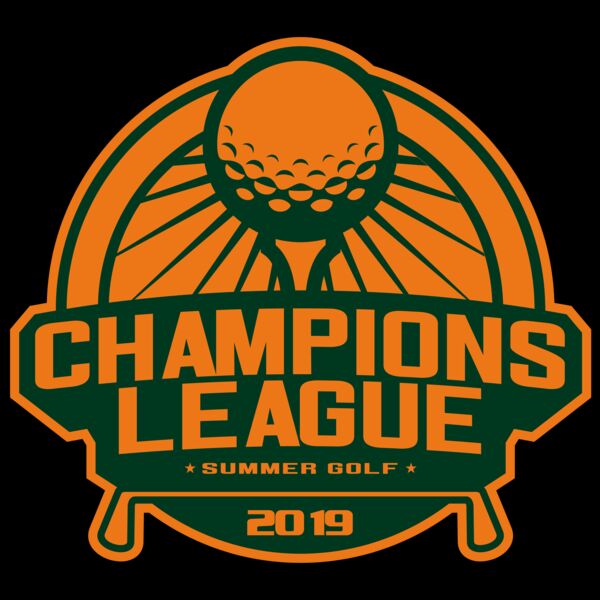 Champions League Summer Golf logo template Thumbnail