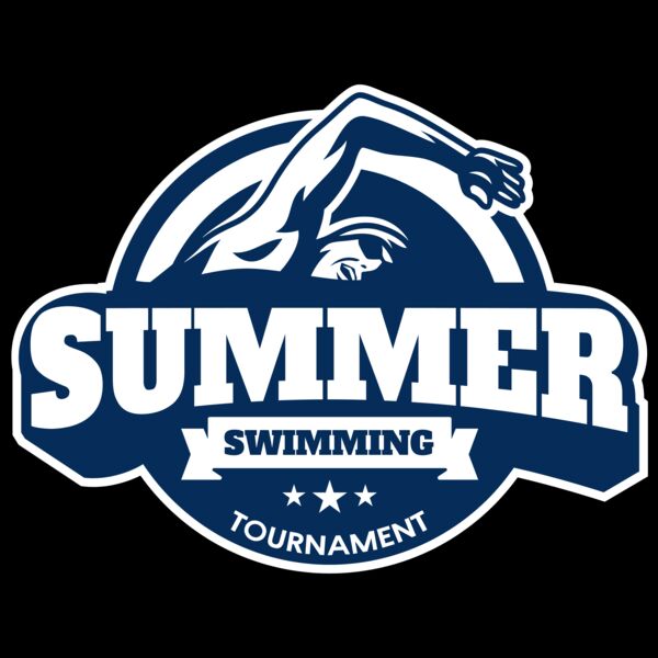 Summer Swimming Tournament logo template Thumbnail